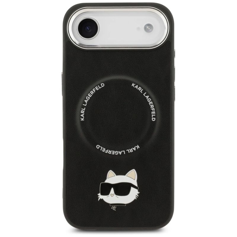 Etui Karl Lagerfeld Choupette Pin MagSafe do iPhone Air czarne - obrazek 3