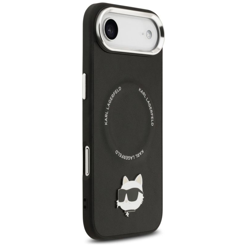 Etui Karl Lagerfeld Choupette Pin MagSafe do iPhone Air czarne - obrazek 4