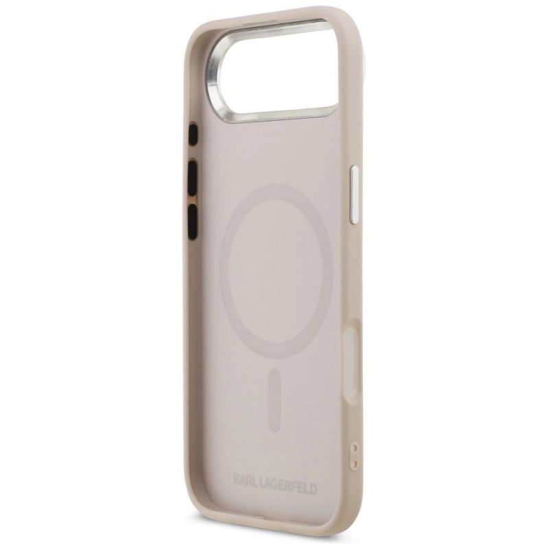 Etui Karl Lagerfeld Karl & Choupette Pins MagSafe do iPhone Air różowe - obrazek 7