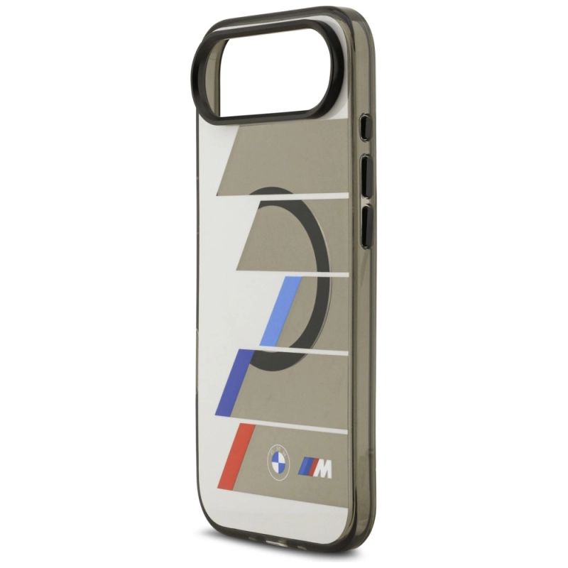 Etui BMW M IML Metal Buttons Tricolor Lines MagSafe na iPhone Air - szare - obrazek 6