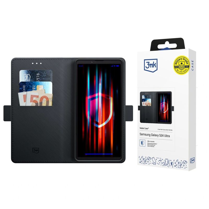 Etui 3mk Wallet Case na Sony Xperia 10 VII - czarne