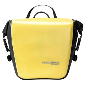 Sakwa rowerowa Rockbros AS-003-1Y wodoodporna z paskiem na ramię montaż przód/tył 10-14l - żółta