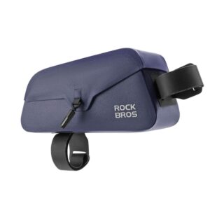 Torba rowerowa Rockbros 30120122006 na ramę wodoodporna z magnetycznym zapięciem 0,9L - niebieska