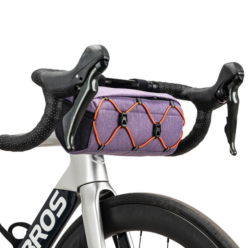 Torba rowerowa Rockbros 30110054005 na kierownicę 2,2L - fioletowa