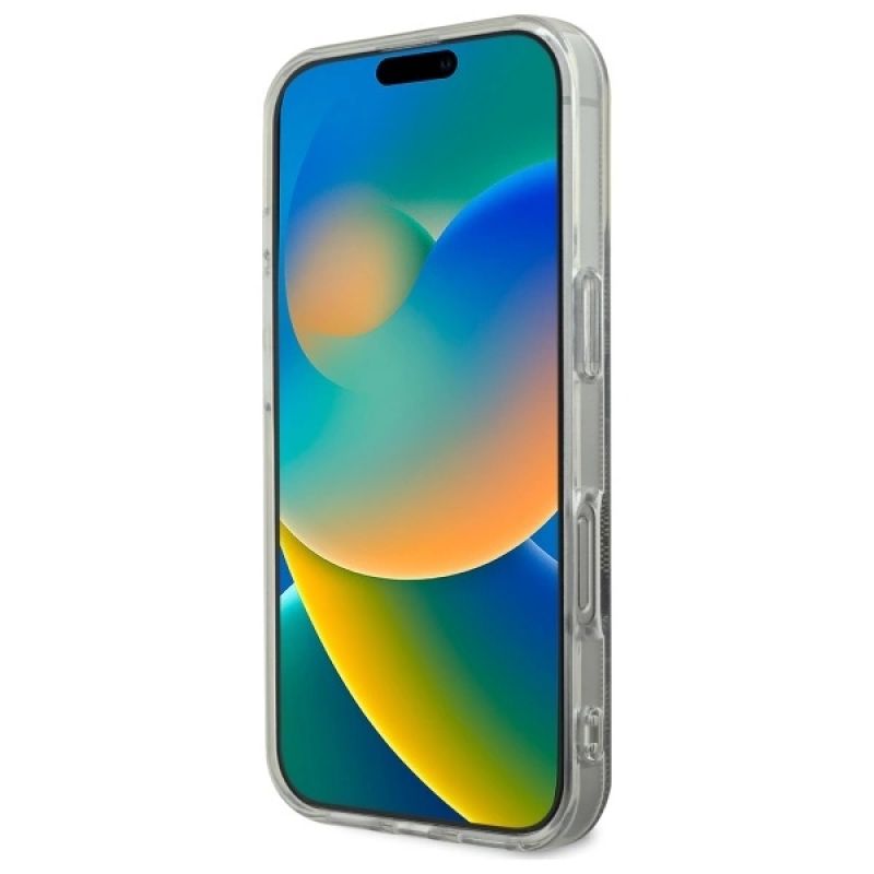 Etui Guess IML 4G MagSafe na iPhone 16 Pro - brązowe - obrazek 4