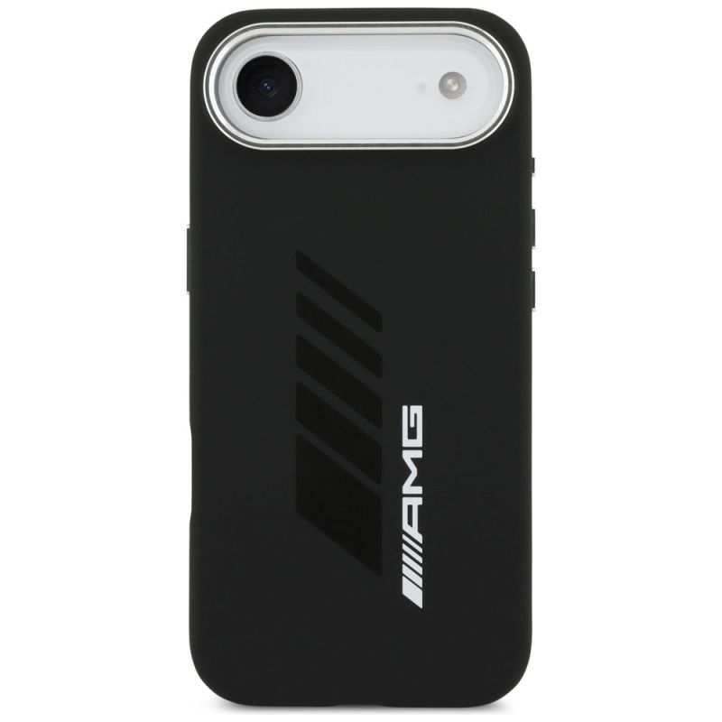 Etui AMG Silicone Oversize Rhombs MagSafe na iPhone Air - czarne - obrazek 3