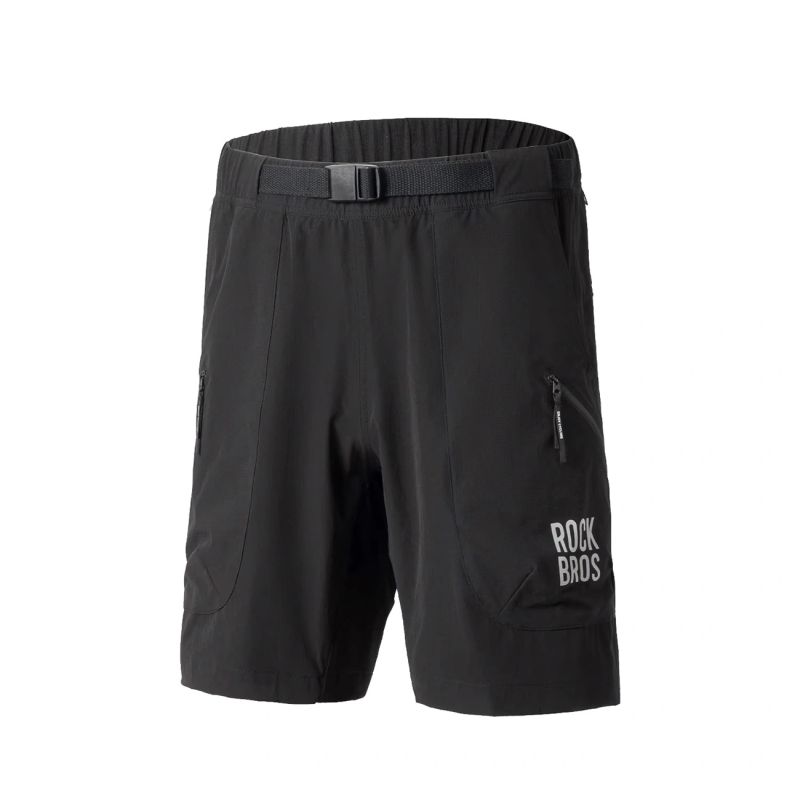 Szorty Rockbros YDDK015 z paskiem rozmiar XXL - czarne