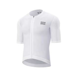 Koszulka rowerowa Rockbros 15200025 z krótkim rękawem rozmiar M - biała