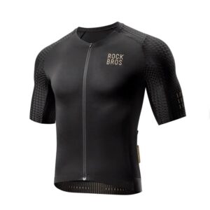 Koszulka rowerowa Rockbros YDDX011 Diamond z krótkim rękawem rozmiar XXS - czarna