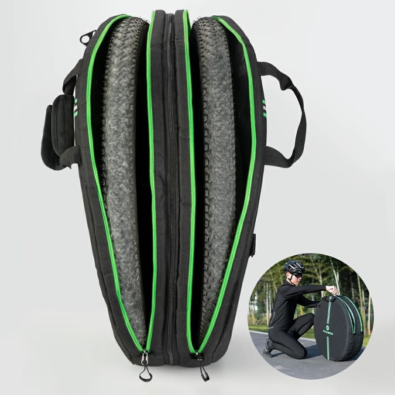 Pokrowiec transportowy Rockbros D40 na koło ø74cm - czarny - obrazek 5