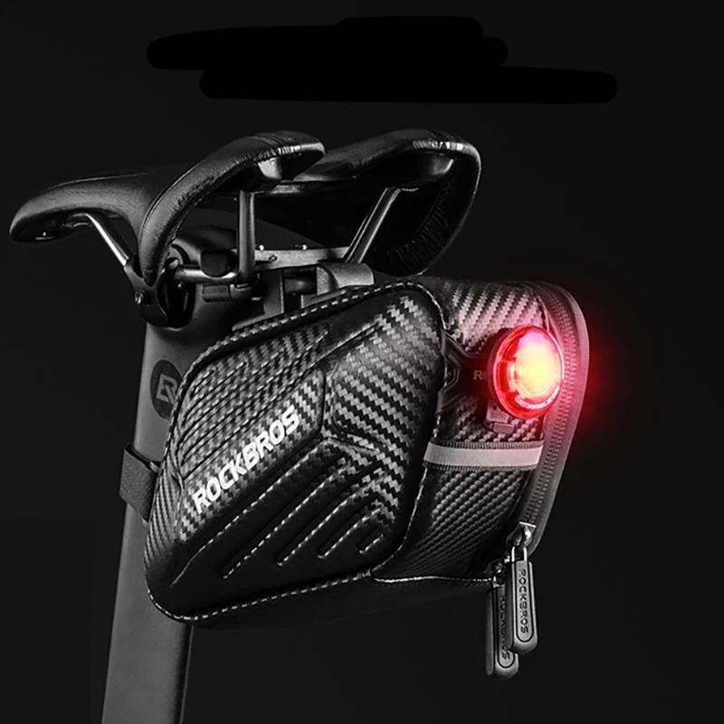 Torba rowerowa Rockbros B59 podsiodłowa 1,5L - czarna - obrazek 2