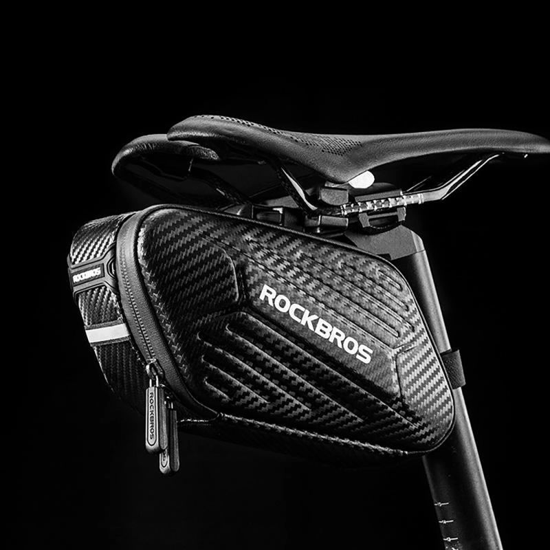 Torba rowerowa Rockbros B59 podsiodłowa 1,5L - czarna - obrazek 3