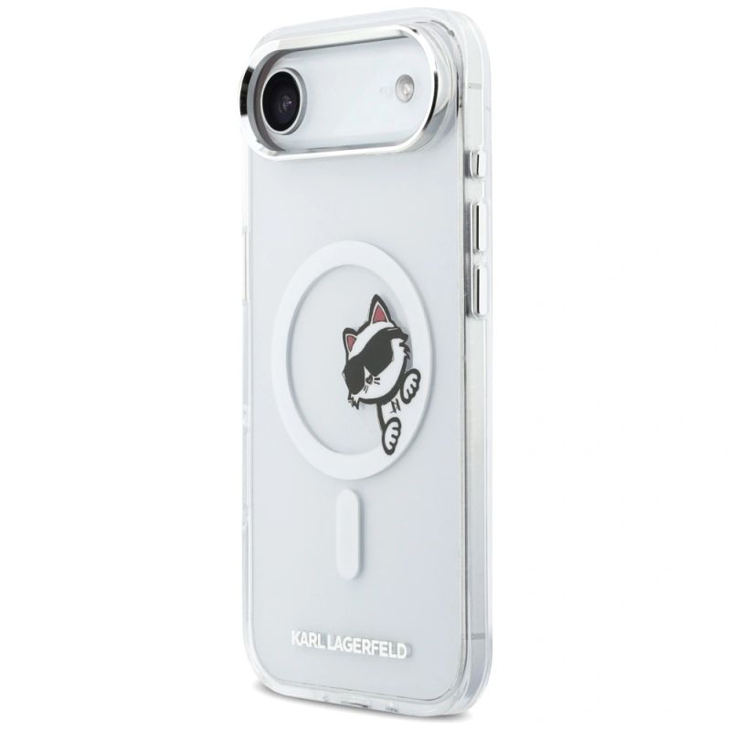 Etui Karl Lagerfeld IML Peekaboo MagSafe na iPhone Air - przezroczyste - obrazek 2
