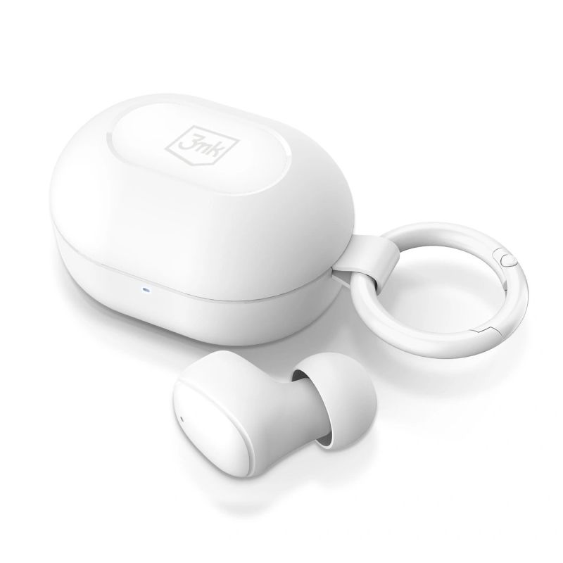 Słuchawki bezprzewodowe TWS 3mk FlowBuds 6.0 - białe - obrazek 5