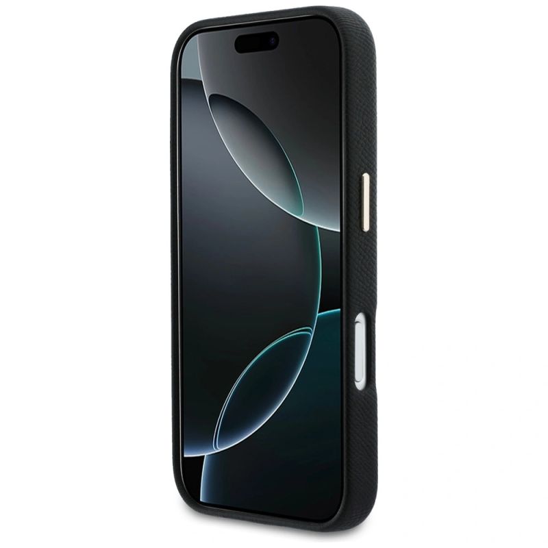 Etui Guess FW Resin Logo na iPhone 17 Pro - czarne - obrazek 5
