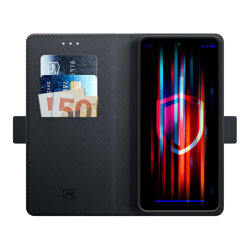 Etui 3mk Wallet Case na Realme C71 - czarne - obrazek 4