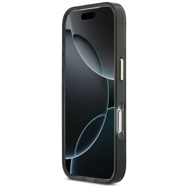 Etui Guess IML 4G Script Metal na iPhone 17 Pro - czarne - obrazek 5