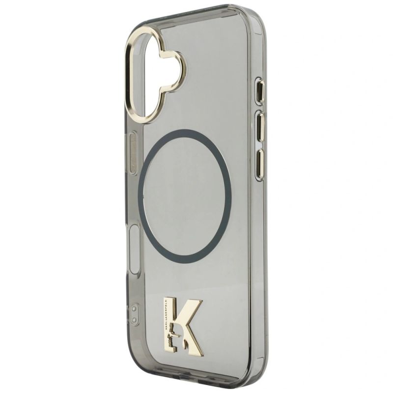 Etui Karl Lagerfeld IML K Head Logo MagSafe na iPhone 17 - czarne - obrazek 6
