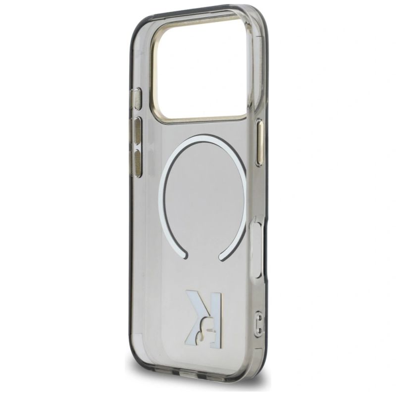 Etui Karl Lagerfeld IML K Head Logo MagSafe na iPhone 17 Pro - czarne - obrazek 7