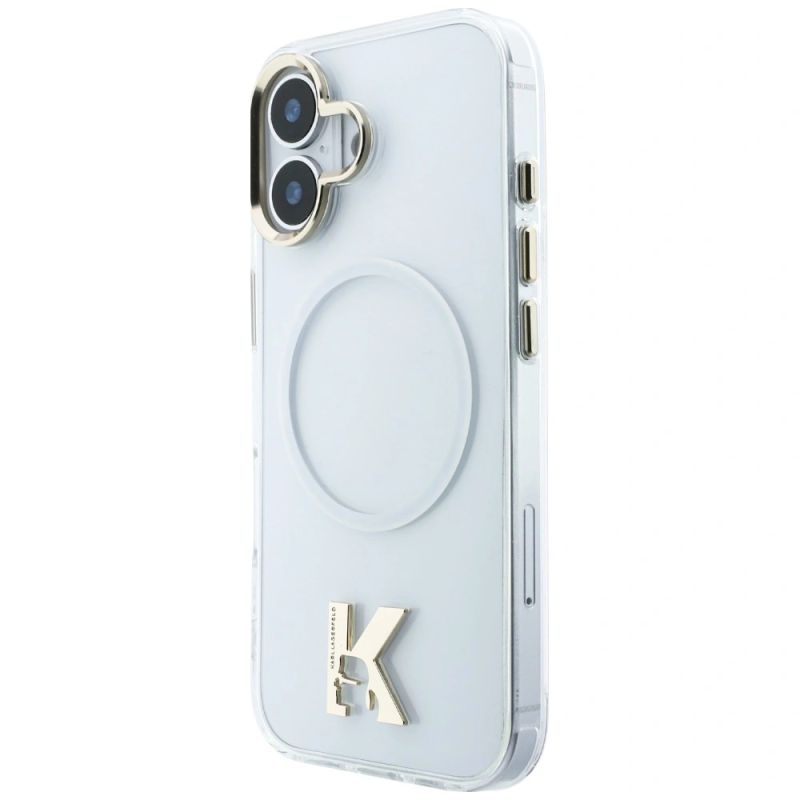 Etui Karl Lagerfeld IML K Head Logo MagSafe na iPhone 17 - przezroczyste - obrazek 2