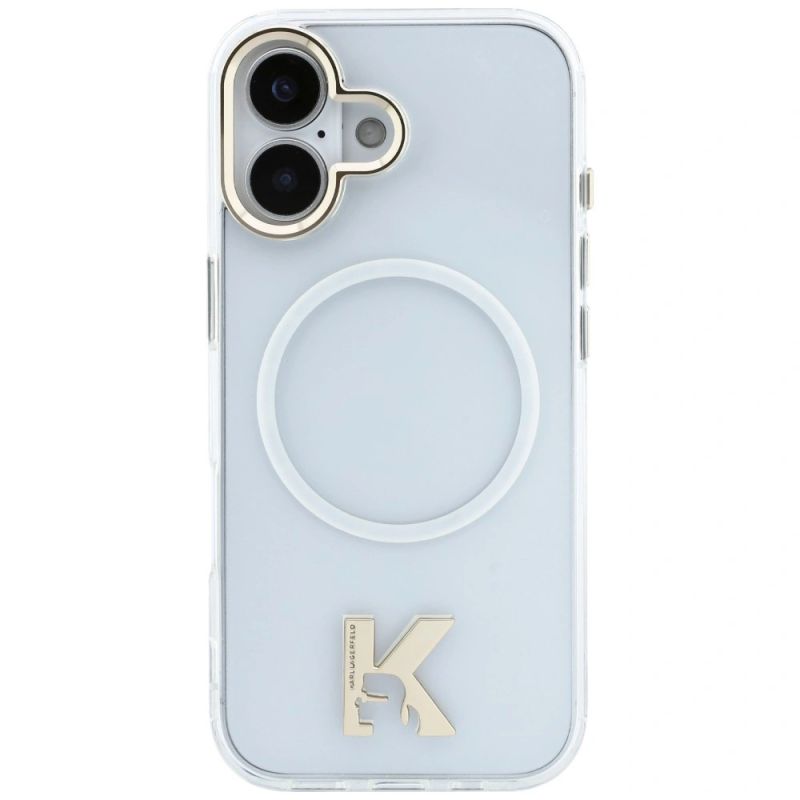 Etui Karl Lagerfeld IML K Head Logo MagSafe na iPhone 17 - przezroczyste - obrazek 3