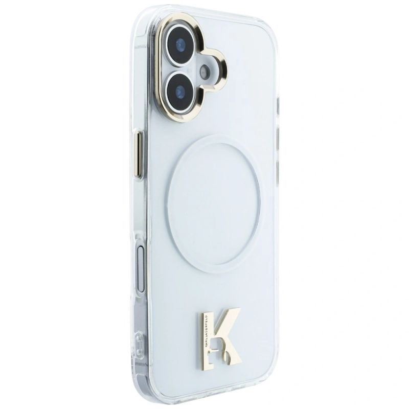 Etui Karl Lagerfeld IML K Head Logo MagSafe na iPhone 17 - przezroczyste - obrazek 4