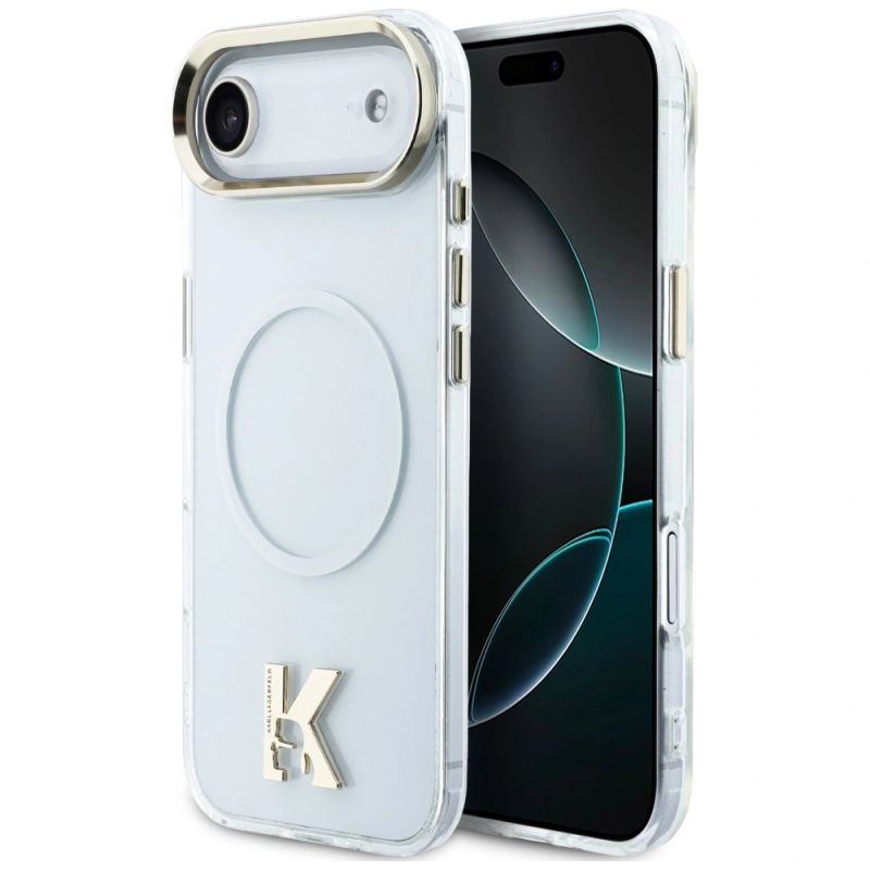 Etui Karl Lagerfeld IML K Head Logo MagSafe na iPhone Air - przezroczyste - obrazek 2
