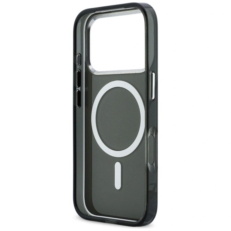 Etui Karl Lagerfeld IML Karl & Choupette Peekaboo Logo MagSafe na iPhone 17 Pro - czarne - obrazek 7