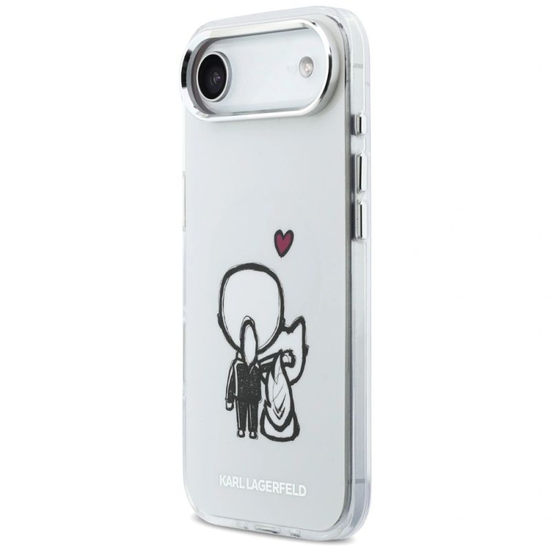 Etui Karl Lagerfeld Karl & Choupette Back MagSafe na iPhone Air - przezroczyste - obrazek 2