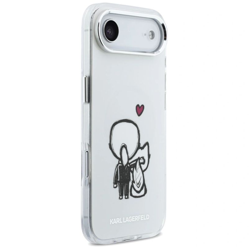 Etui Karl Lagerfeld Karl & Choupette Back MagSafe na iPhone Air - przezroczyste - obrazek 4