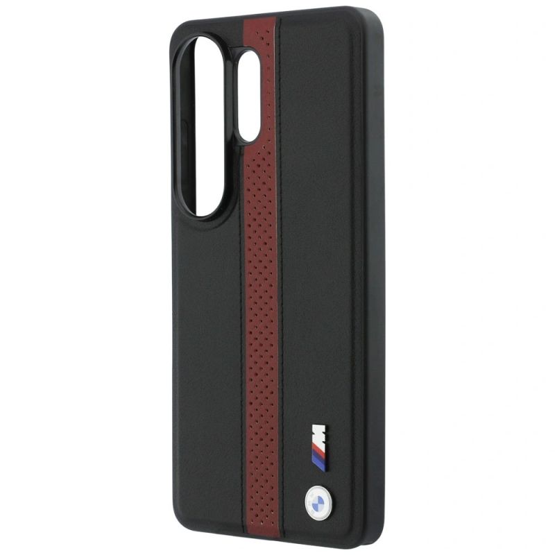 Etui BMW Perforated Stripe Logo MagSafe do Samsung Galaxy S26 Ultra - czerwone - obrazek 6