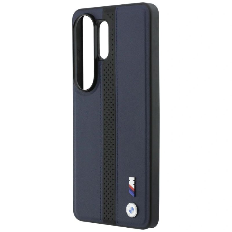 Etui BMW Perforated Stripe Logo MagSafe do Samsung Galaxy S26 Ultra - granatowe - obrazek 6
