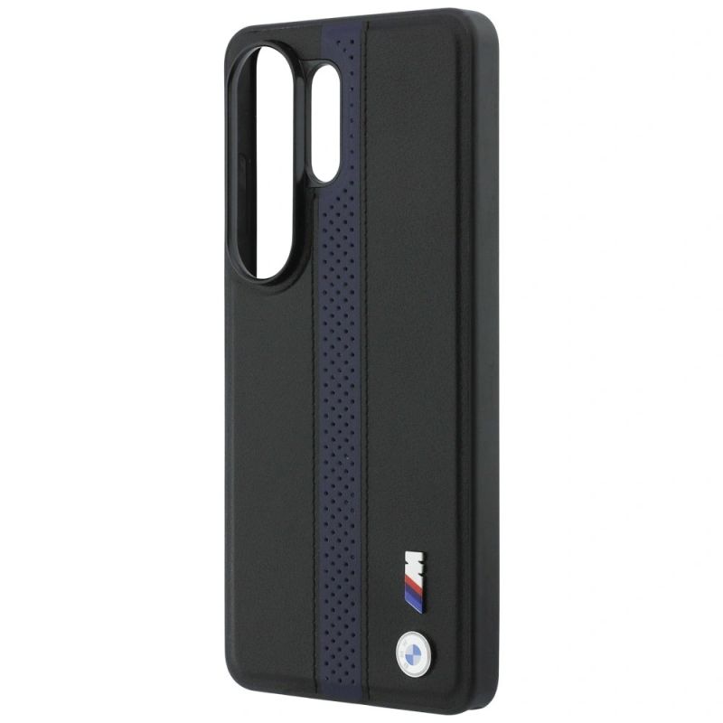 Etui BMW Perforated Stripe Logo MagSafe do Samsung Galaxy S26 Ultra - niebieskie - obrazek 6
