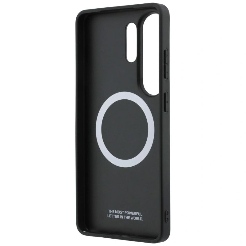 Etui BMW Perforated Stripe Logo MagSafe do Samsung Galaxy S26 Ultra - niebieskie - obrazek 7
