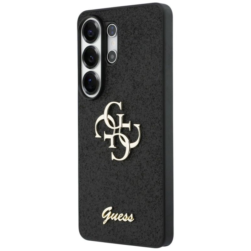 Etui Guess Fixed Glitter Big 4G Metal Logo do Samsung Galaxy S26 Ultra - czarne - obrazek 2