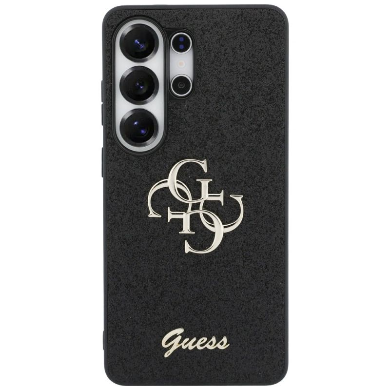 Etui Guess Fixed Glitter Big 4G Metal Logo do Samsung Galaxy S26 Ultra - czarne - obrazek 3