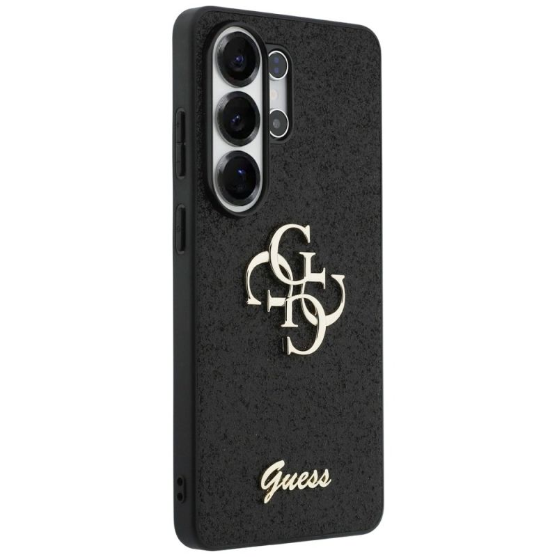 Etui Guess Fixed Glitter Big 4G Metal Logo do Samsung Galaxy S26 Ultra - czarne - obrazek 4