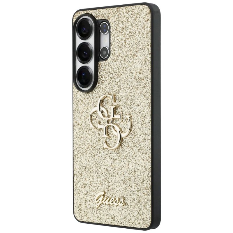 Etui Guess Fixed Glitter Big 4G Metal Logo do Samsung Galaxy S26 Ultra - złote - obrazek 2