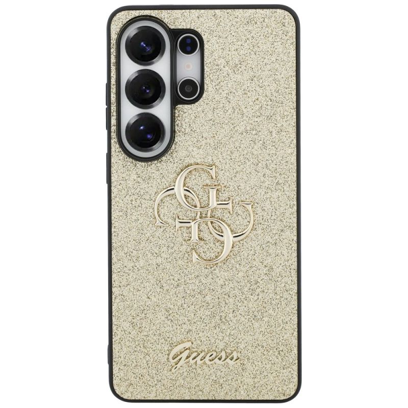 Etui Guess Fixed Glitter Big 4G Metal Logo do Samsung Galaxy S26 Ultra - złote - obrazek 3