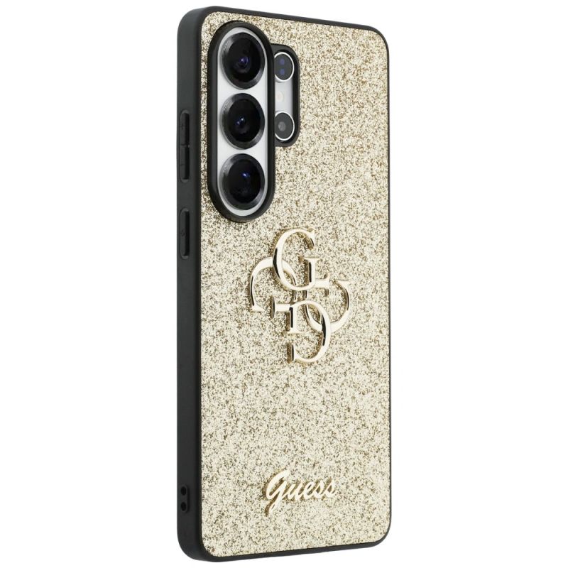Etui Guess Fixed Glitter Big 4G Metal Logo do Samsung Galaxy S26 Ultra - złote - obrazek 4