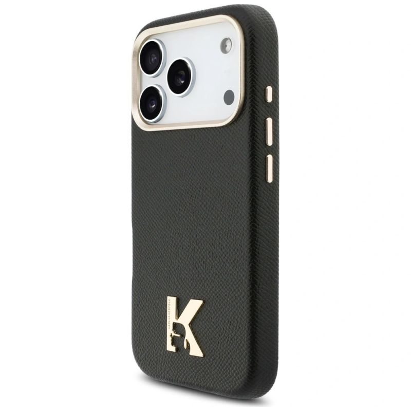Etui Karl Lagerfeld Karl Head Logo MagSafe do iPhone 17 Pro - czarne - obrazek 2