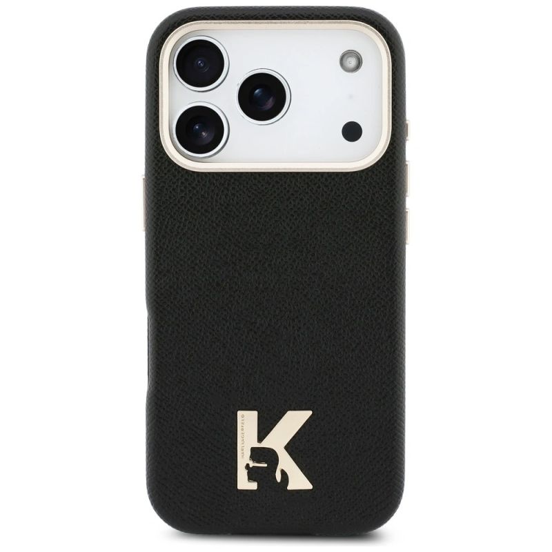 Etui Karl Lagerfeld Karl Head Logo MagSafe do iPhone 17 Pro - czarne - obrazek 3