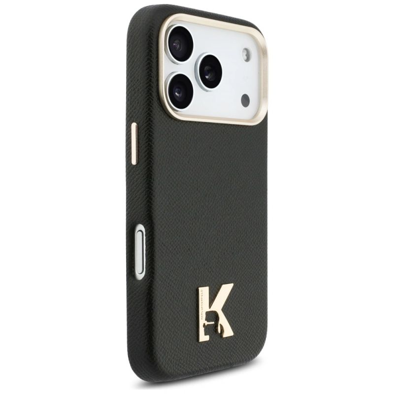 Etui Karl Lagerfeld Karl Head Logo MagSafe do iPhone 17 Pro - czarne - obrazek 4