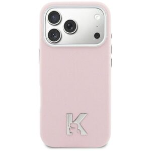 Etui Karl Lagerfeld Karl Head Logo MagSafe do iPhone 17 - różowe