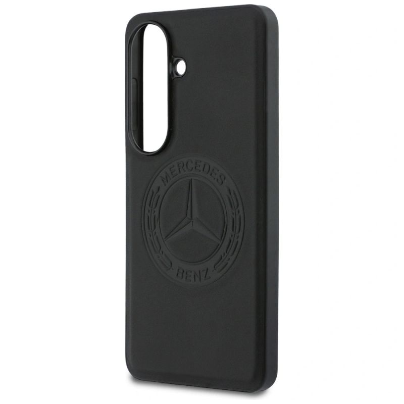 Etui Mercedes Vintage Logo MagSafe do Samsung Galaxy S26 - czarne - obrazek 6
