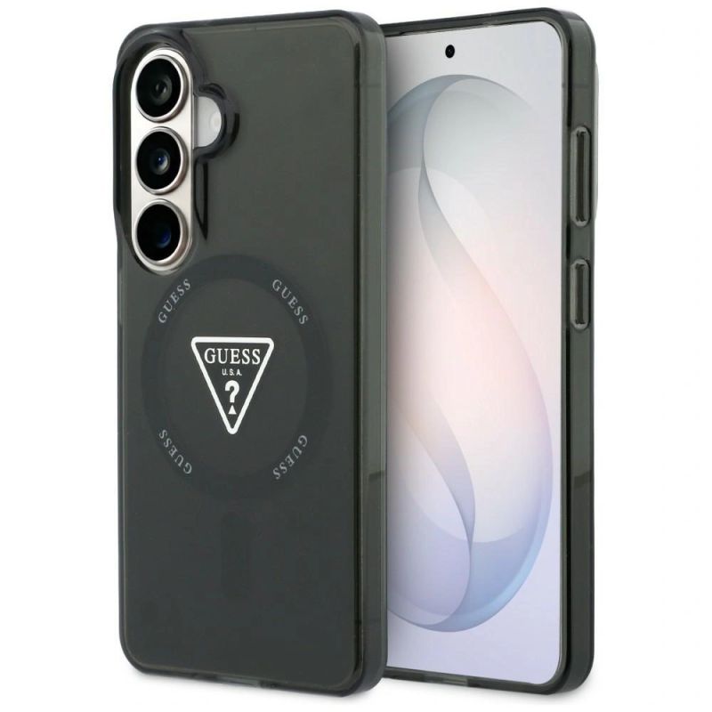 Etui Guess IML Gradient Triangle MagSafe na Samsung Galaxy S26 - czarne