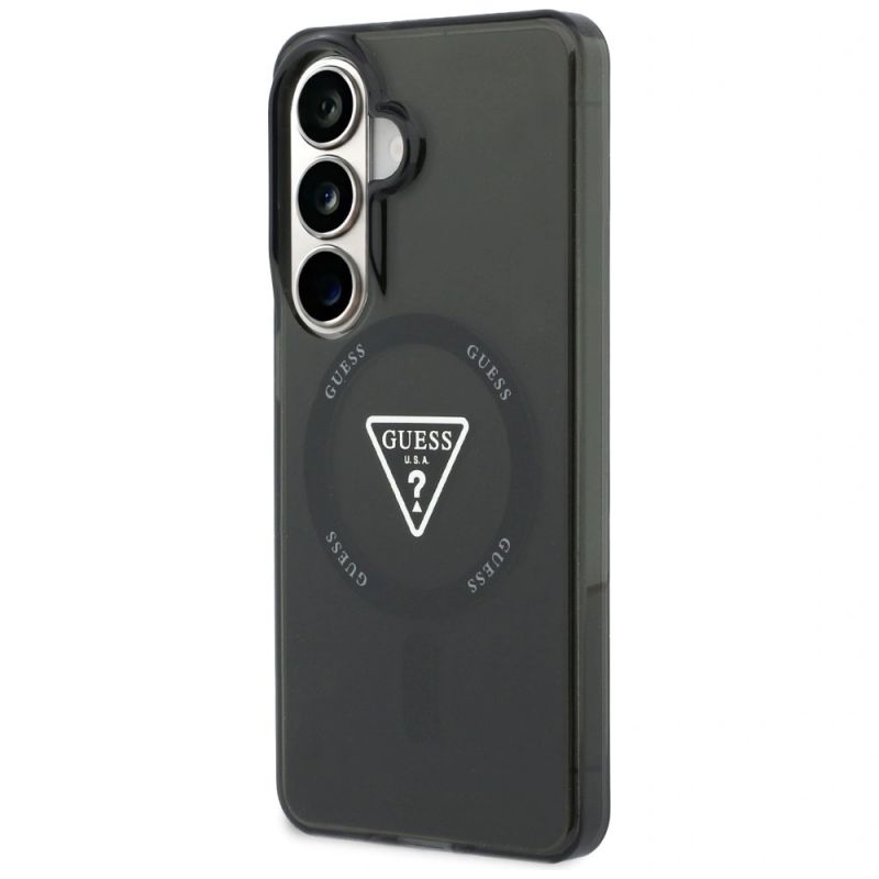 Etui Guess IML Gradient Triangle MagSafe na Samsung Galaxy S26 - czarne - obrazek 2