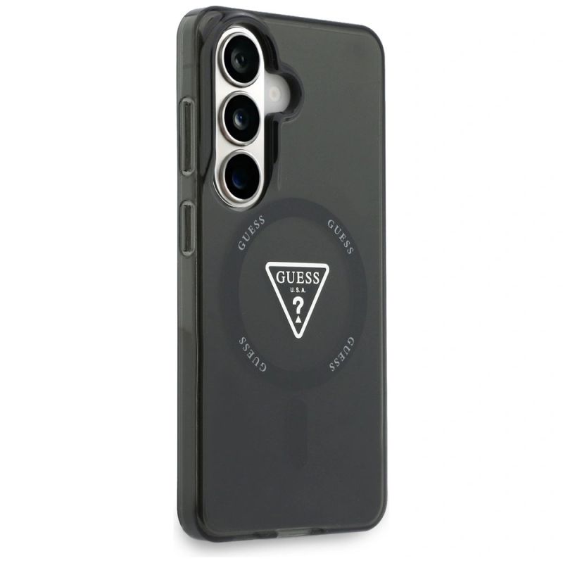 Etui Guess IML Gradient Triangle MagSafe na Samsung Galaxy S26 - czarne - obrazek 4