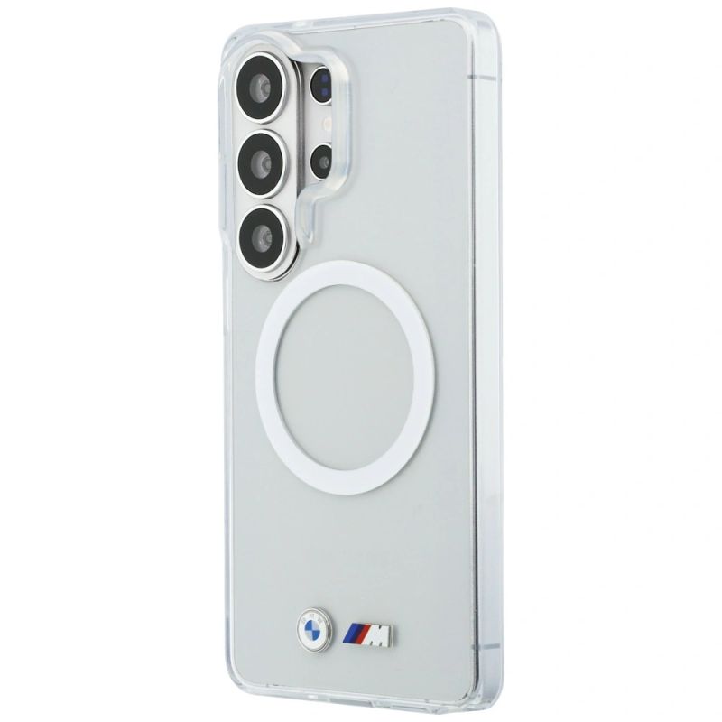 Etui BMW IML Shockproof Metal Logo MagSafe na Samsung Galaxy S26 Ultra - przezroczyste - obrazek 2