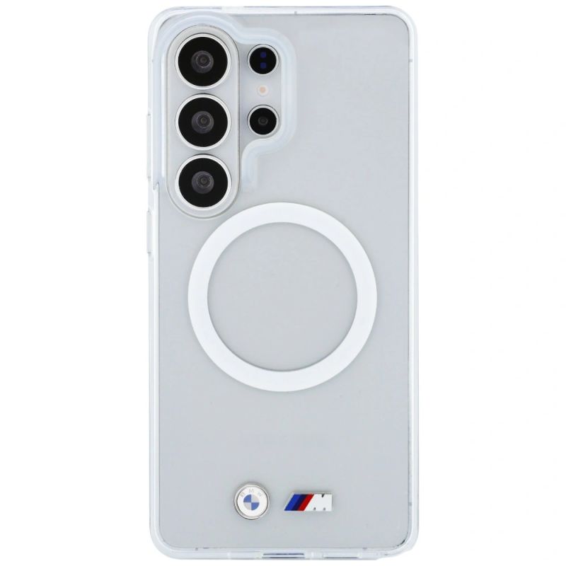 Etui BMW IML Shockproof Metal Logo MagSafe na Samsung Galaxy S26 Ultra - przezroczyste - obrazek 3
